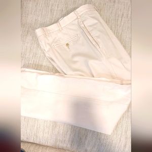 Peter Millar white pants 100% Pima cotton 33x32